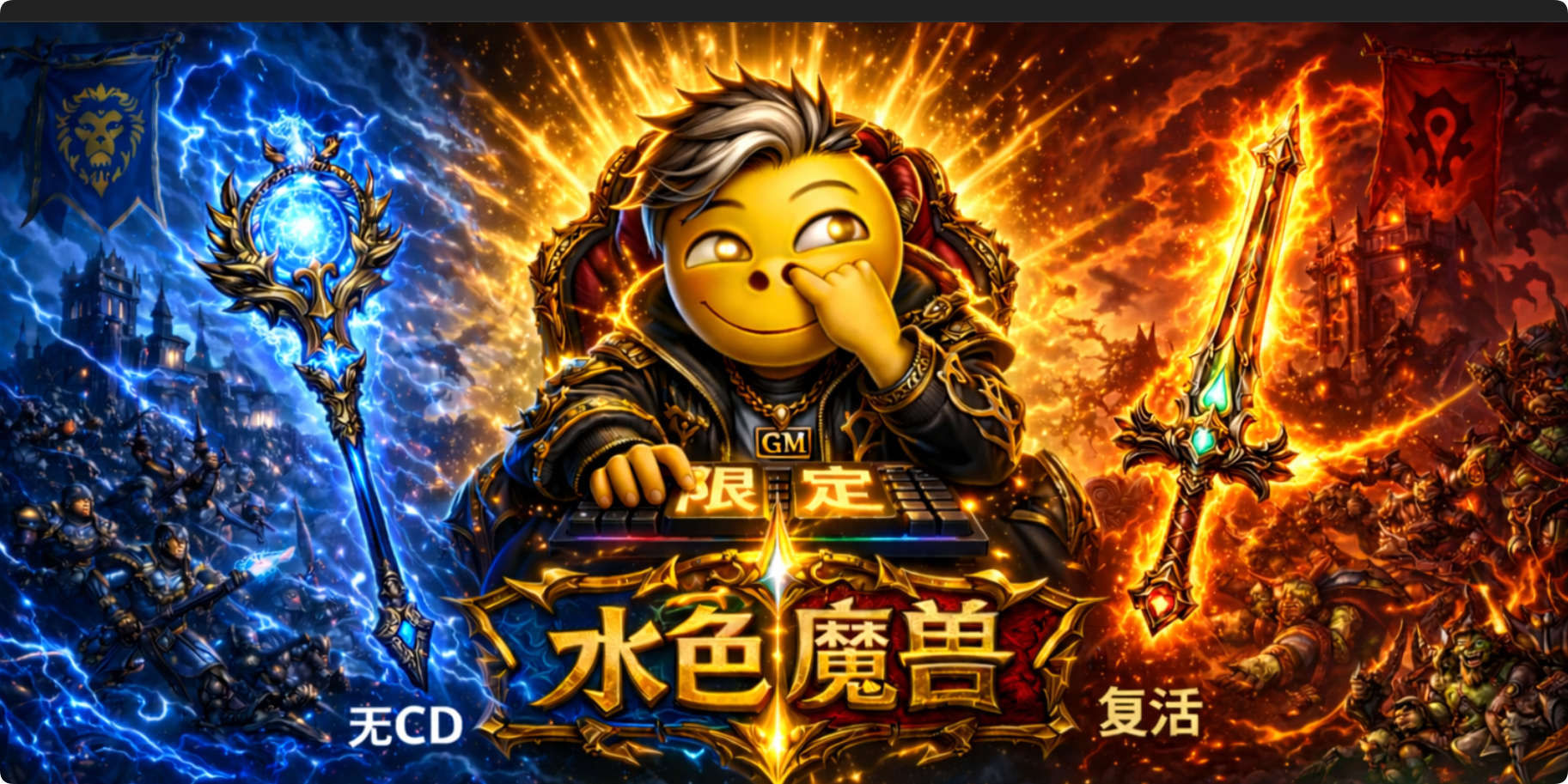 水色魔兽 LOGO